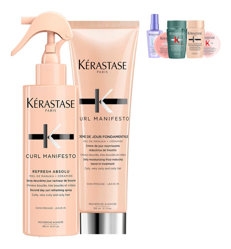 Kit Tratamiento Cabello Kerastase Curl + Crema Peinar 150 Ml