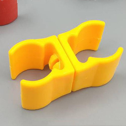2 X 10 Uds. Clip Conector Para Poste De Bandera De Amarillo