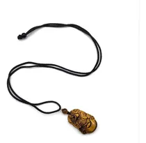 Comprar Dije Tigre Tallado En Cuarzo Auténtico Ojo De Tigre