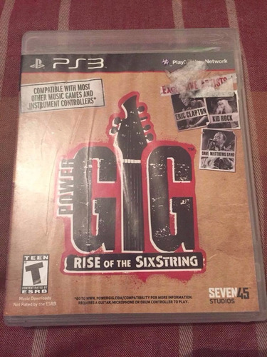 Ps3 Power Gig Rise Sixstring Clapton Juego H