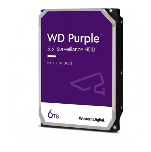 Disco Duro Interno 6tb Western Digital Wd Purple Wd64purz 