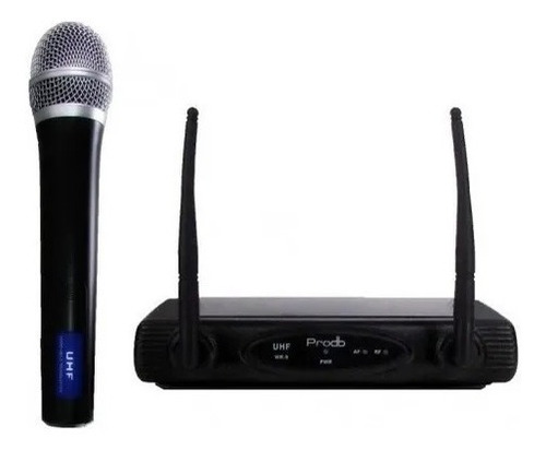 Micrófono Inalámbrico Uhf Doble Wr-9d/ht-15 Prodb. Smallbox