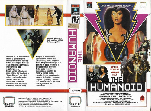 The Humanoid Vhs L'umanoide 1979 Aldo Lado Ciencia Ficción