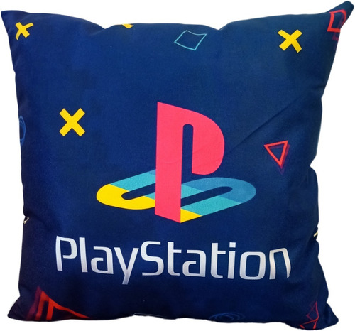 Playstation Logo En Cojín Almohada 45x45 Cm Extra Suave 