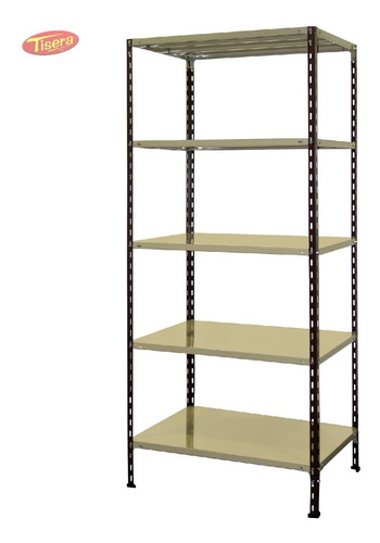 Imagen 2 de 4 de Estanteria Metalica 90x60x200 Tisera Oficina 60 Kg 209060