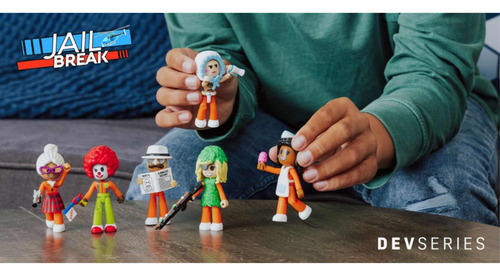 Pack 6 Figuras Roblox Dev Series 2023 Ítem Virtual Jailbreak