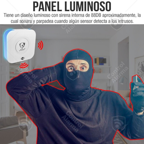 Imagen 8 de 10 de 7 Alarma Wifi Anti Robo App Google Alexa Seguridad Casa