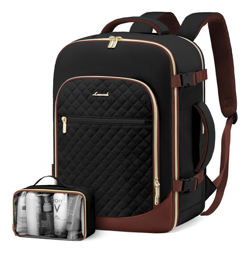 Mochila De Viaje Par Amujer Black-brown Small 35l