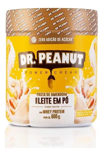 Pasta De Amendoim Leite Em Pó 600g - Dr. Peanut