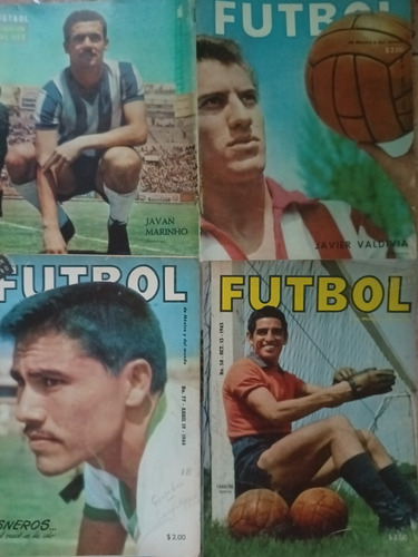 3 Revistas Fútbol Colección De Oro 1963 - 64 