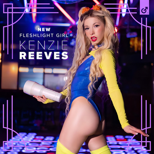 Fleshlight Girls Masturbador Kenzie Reeves Vagina- Cream Puf