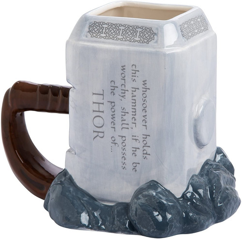 Vandor 26401 Marvel Thor Mjolnir Taza De Cerámica Primecomic