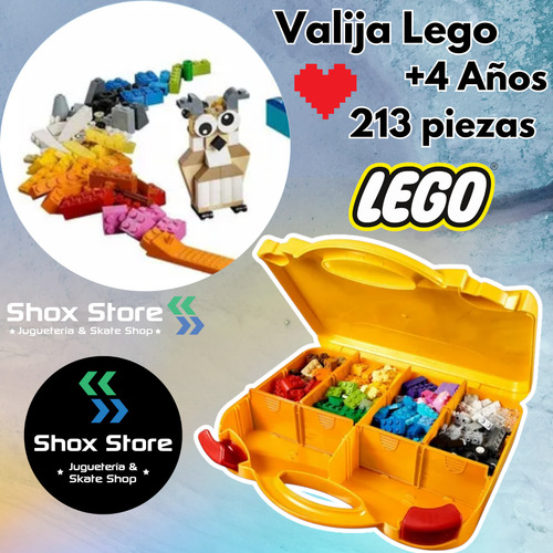 Valija Lego Clasica Creativa 213 Piezas Construccion Bloques