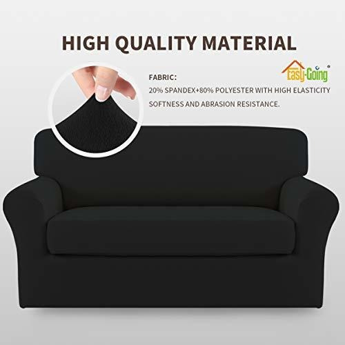 Funda De Sofa Easy-going Elastica De Microfibra 2 Piezas