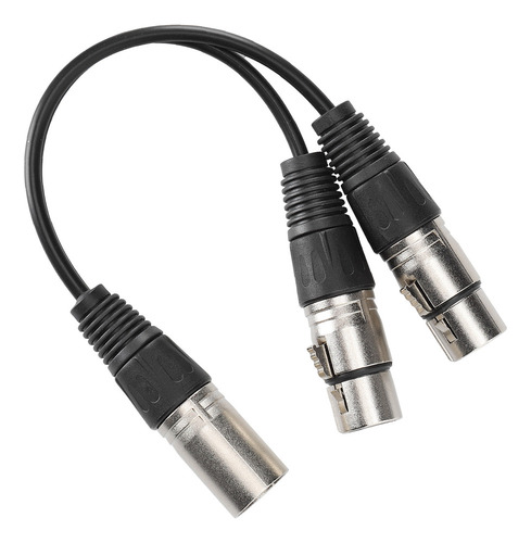 Adaptador De Audio Xlr A Micrófono De Cable Hembra Doble Xlr