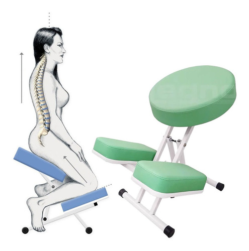Cadeira Kneeling Chair Reeducação Postural Relaxamento Dores
