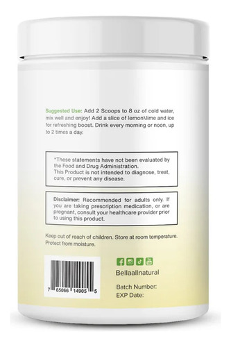 Iced Lemonade Raspberry Probiotics Powder Bella All Natural