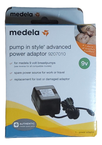 Medela Pump In Style Advanced Breast  Power Adaptor - 9volt.