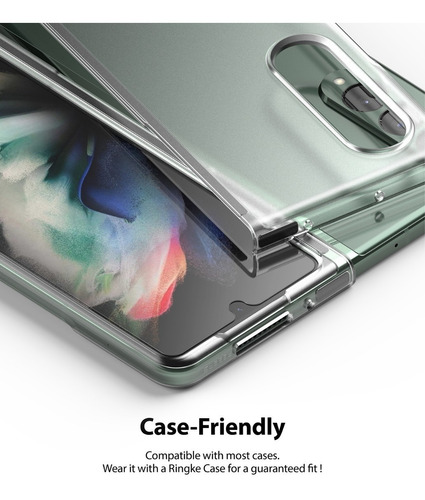 Imagen 2 de 6 de Film Protector Templado Para Galaxy Z Fold 3 Ringke Original