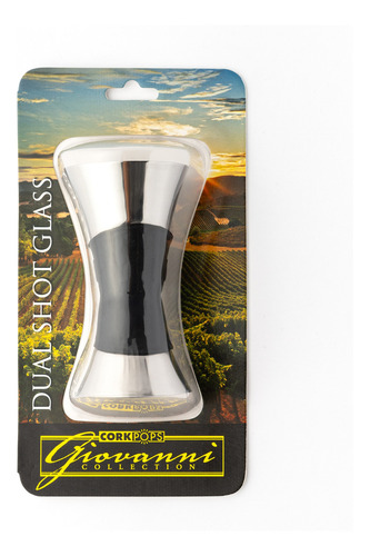 Dosificador Jigger 1x1/2 Onzas Bebidas Bar Medidor Caledonia Gris Acero
