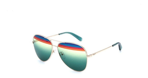 Salvatore Ferragamo Rainbow Lentes De Sol Pilot Fashion