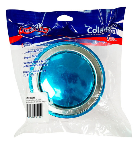 Coladera Red Universal Push C/membr Zero Olores 2249a 8pzs