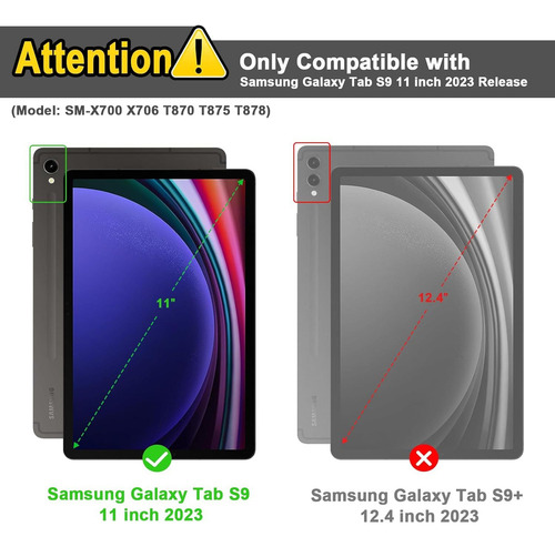 Funda Con Teclado For Samsung Galaxy Tab S9 11pulgadas 2023