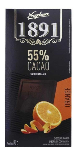 Chocolate 55% Cacao C/ Naranja 90g Neugebauer 1891 Importado