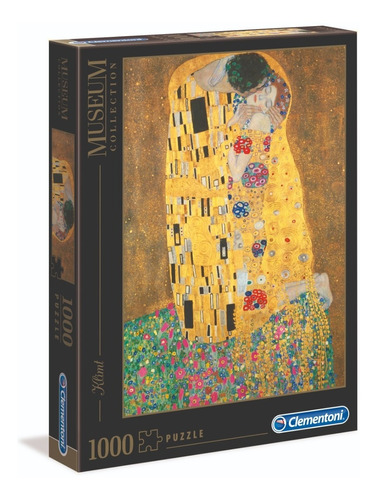 El Beso Kiss Klimt Arte Rompecabezas 1000 Pz Clementoni