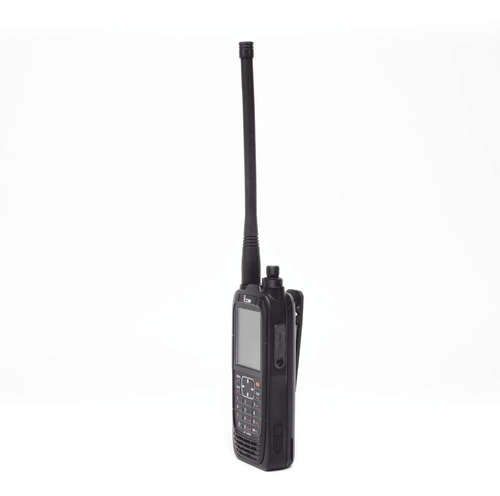 Radio Portátil Aéreo Icom Ica25c Vhf Con Display Y Teclado