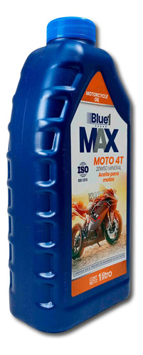 Aceite Moto 4 Tiempo 4t 20w50 Mineral Importado Blue1