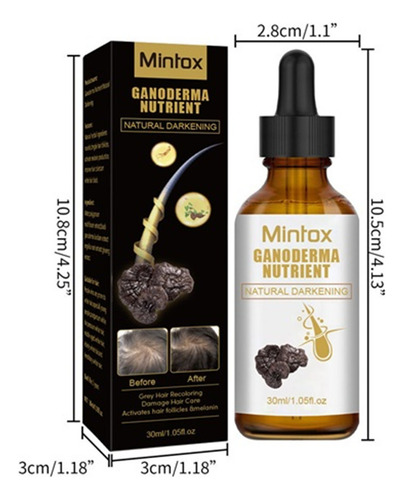S -grisáceo, -grisáceo, Ganoderma Nutrient Natur 0026