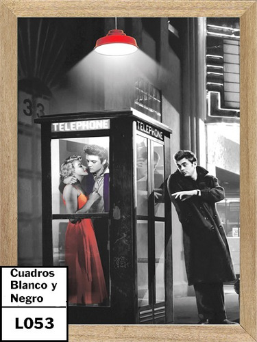 Elvys Y Marilyn, Cuadro, Poster , Blanco Y Negro  L053