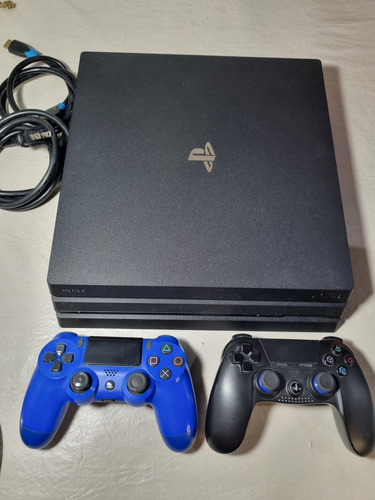 Ps4 Pro 1tb-3 Juegos, 2 Joysticks Cables Y Caja