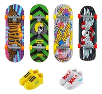 Comprar Hot Wheels, Multipack De Skate, Rampa Vert, 4 Patinetas Para Dedos Y 2 Pares De Tenis De Skate, Hot Wheels Skate, Juguete Para Niños, Mattel