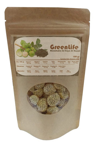 Macadamia Con Sales Exoticas, Mxmis-001, Macadamia Sal Negr