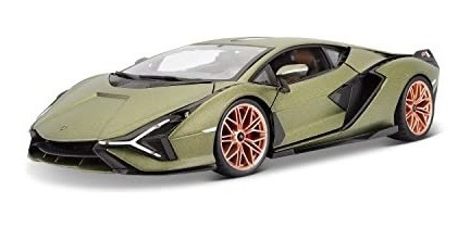 Bburago - Escala 1:18 - Lamborghini Siris - Color: Verde