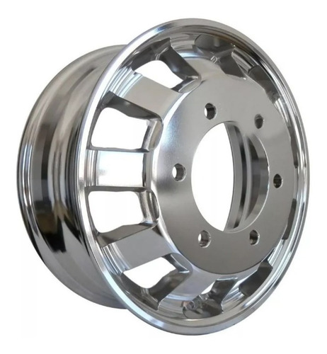 Imagen 2 de 7 de Llanta Aluminio Camión 6 Agujeros 17,5 Accelo 815 915 Y 1016