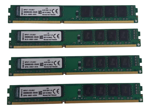 Memória 32gb Ddr3 1600 Mhz Pente 4x8gb  Desktop Computador 