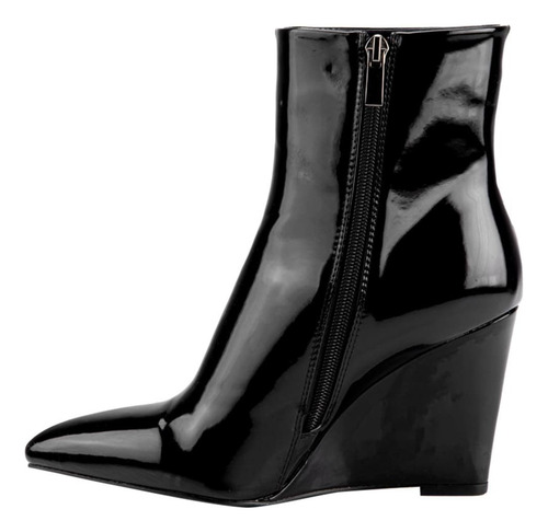 Bota Botin Zapatilla Tacon Vestir Mujer Schatz 1090110