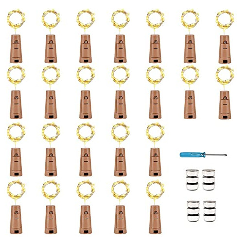 Luces De Botella De Vino Corcho Forma De Corcho Alambre...