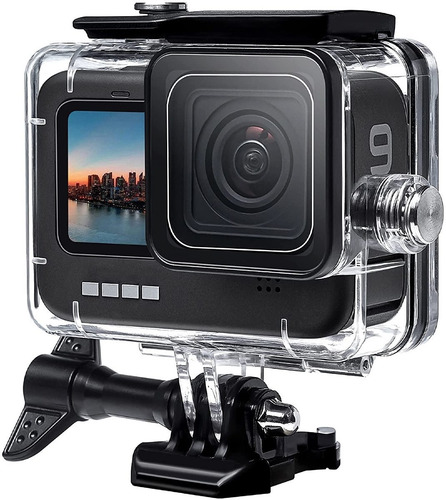 Imagen 2 de 5 de Carcasa Protectora Gopro Hero10 Hero9 Sumergible Addiv-001