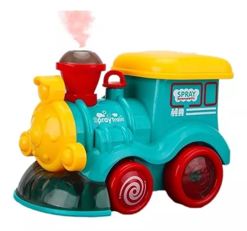 Trem Locomotiva Infantil Solta Fumaça E Luzes E Sons Fun Train no Shoptime
