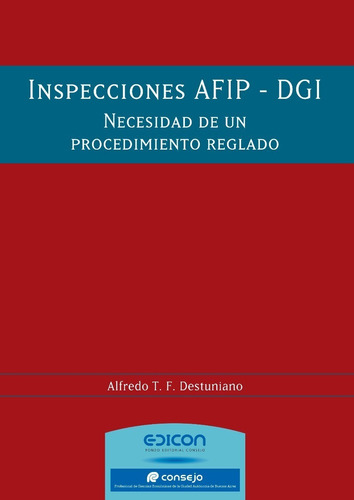 Libro Inspecciones Afip-dgi - Alfredo Destuniano