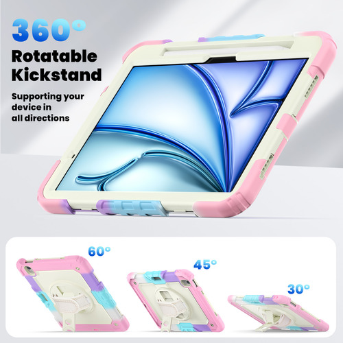 Funda Resistente Universal Para iPad Air 11 2025 2024 A3266 A3267 A3270 A2902 A2903 A2904 Hybrid Stand