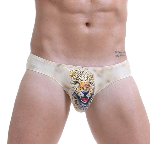 Calzoncillos Con Estampado Suave Y Transpirable Para Hombre