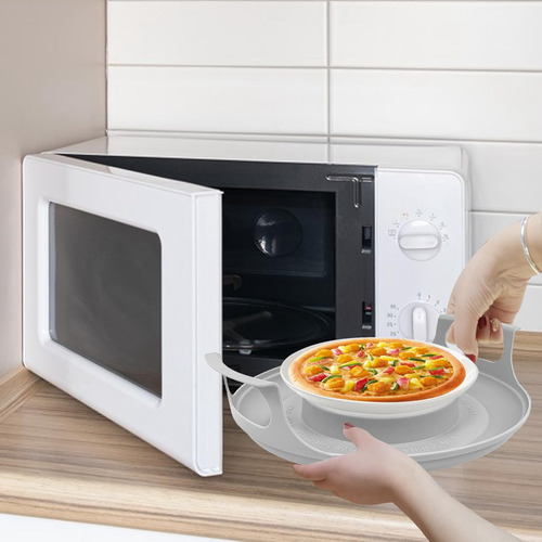 Soporte Crystally-para Microondas Con Asas, Paquete De 2 Uni