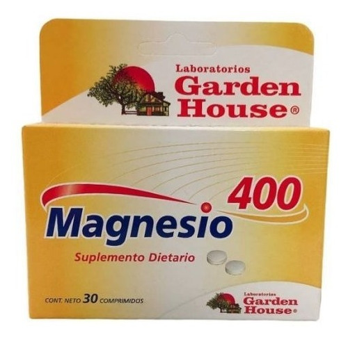 Garden House Suplemento Dietario Magnesio 400 30comprimidos