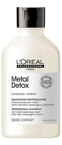 Shampoo Creme De Limpeza Anti-metal Loreal Metal Detox 300ml