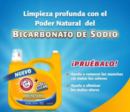 Detergente Liquido Arm & Hammer Oxiclean 6.85 L Envio Gratis
